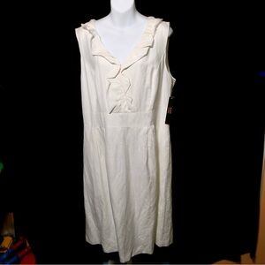 Alex Marie White Sleeveless Dress
